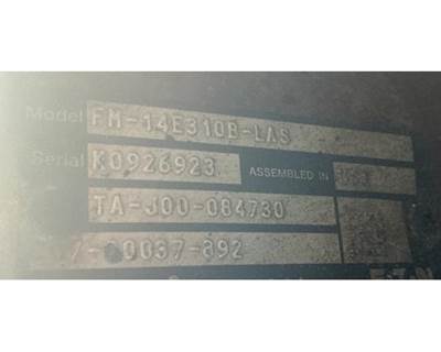 Eaton-Fuller FM14E310BLAS Transmission for a Freightliner CASCADIA