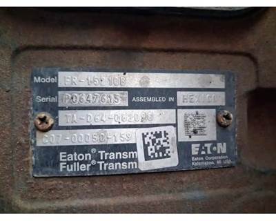 Eaton-Fuller FR15210B Transmission for a Freightliner Cascadia 113