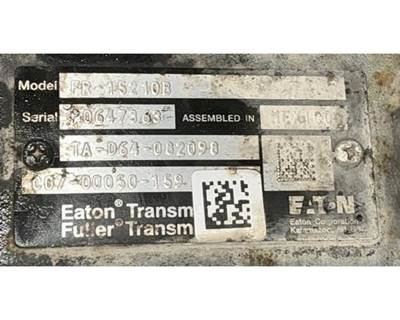 Eaton-Fuller FR15210B Transmission for a Freightliner CASCADIA