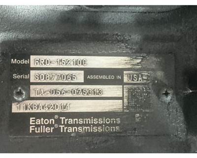 Eaton-Fuller FRO15210C Transmission for a Mack CXU612