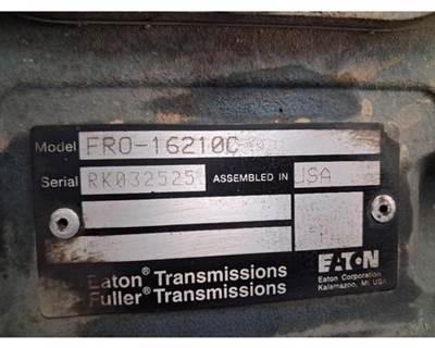Eaton-Fuller FRO16210C Transmission for a Freightliner CASCADIA