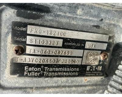 Eaton-Fuller FRO16210C Transmission for a Peterbilt 367