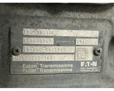 Eaton-Fuller FRO16210C Transmission for a Freightliner CASCADIA
