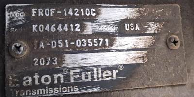 Eaton-Fuller FROF14210B Transmission for a International 8600