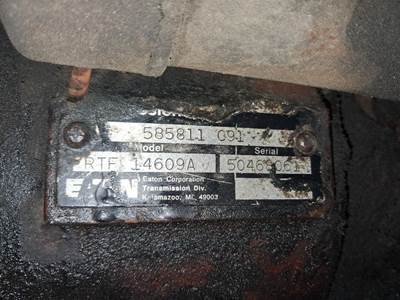 Eaton-Fuller RTF14609A Transmission for a International F-9370