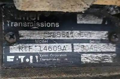 Eaton-Fuller RTF14609A Transmission for a International F-9370
