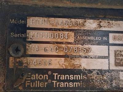 Eaton-Fuller RTOF14908LL Transmission for a International 7600