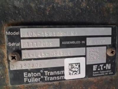 Fuller FAOM-15810S-EN3 Transmission for a International LT625