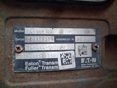 Fuller FR15210B Transmission for a Freightliner Cascadia 113