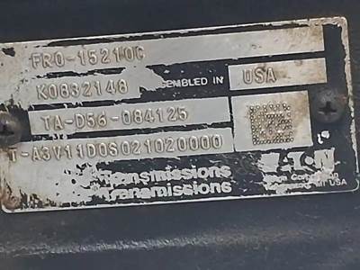 Fuller FRO15210C Transmission for a Peterbilt 384