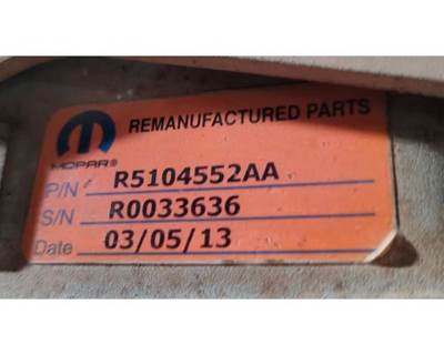 Mercedes-Benz MB Automatic Transmission for a Dodge Sprinter 3500