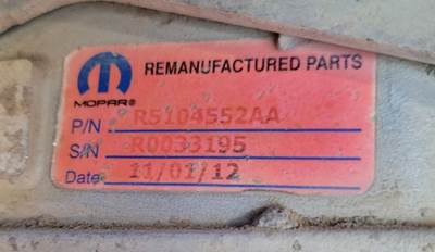 Mercedes-Benz Transmission for a Dodge Sprinter 3500