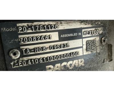 Paccar PO-17F112C Transmission for a Kenworth T680