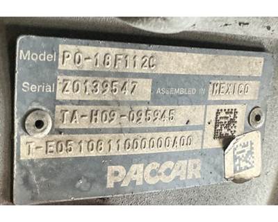 Paccar PO-18F112C Transmission for a Kenworth T680