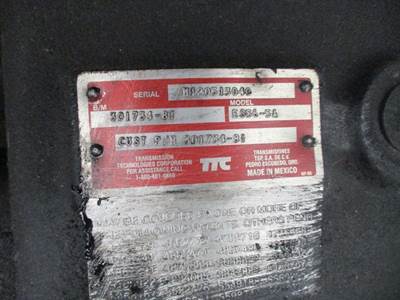 Spicer ES56-5A Transmission for a International 1452-SC