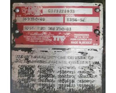 Spicer ES56-5A Transmission for a International 1652