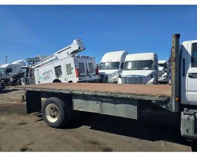 Used 1996 GMC TopKick C7000 Steel Flatbed Truck Body 18'9" x 8'