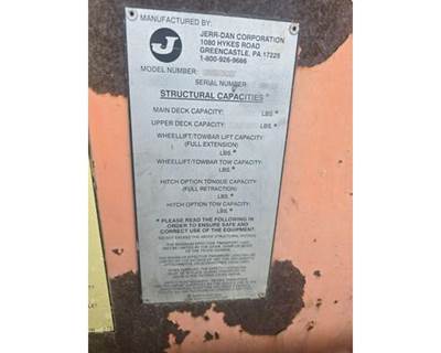 Used 2005 International 4300 Jerr-Dan Model 28ST3CB Truck Body
