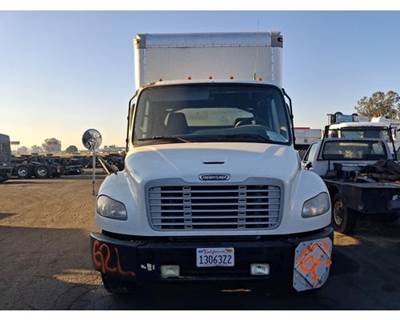 2012 Morgan GVFD9724102 24' x 8' x 8.5' Dry Van Box for Freightliner M2 106 with Roll-Up Door