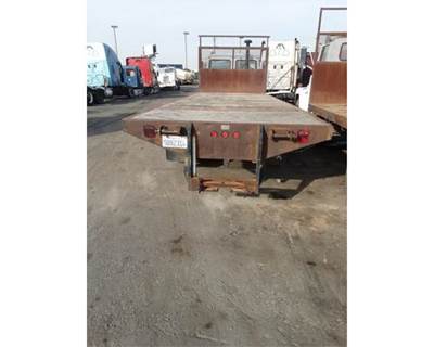 1988 Mack Midliner MS250P Steel Flatbed Truck Body 24' x 8' with Wooden Inlay