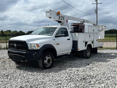 RAM 4500 29 ft Boom / Bucket Truck - 2012 ETI ETT29SNT Aerial Lift