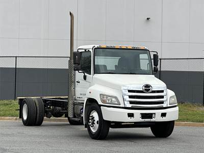 2012 Hino 338 Single Axle Cab & Chassis Truck - J08E-VB