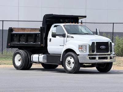 Ford F-650 Single Axle Dump Truck - 6.7L POWER STROKE 300HP, 6 Speed Automatic, 10' Dump