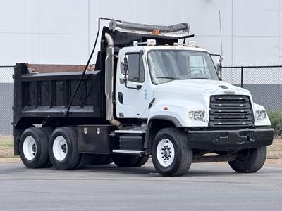 Freightliner 114SD Dump Truck - Detroit 450HP, 8Ll Manual, 12' Dump