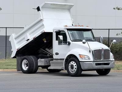 Kenworth T280 Single Axle Dump Truck - Paccar 300HP, 6 Speed Allison Rds Automatic, 10' Dump
