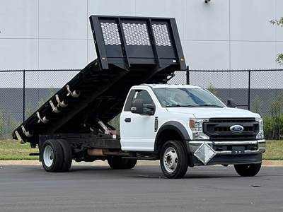 Ford F-550 XL 16 ft Flatbed Dump Truck - 350HP, Automatic