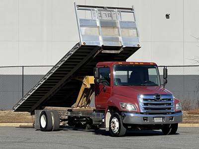 Hino 268 24 ft Flatbed Dump Truck - 260HP, Automatic