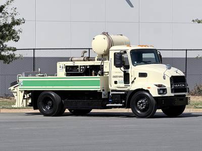Mack MD6 Single Axle Mixer / Ready Mix / Concrete Truck - Cummins, 240HP, Automatic