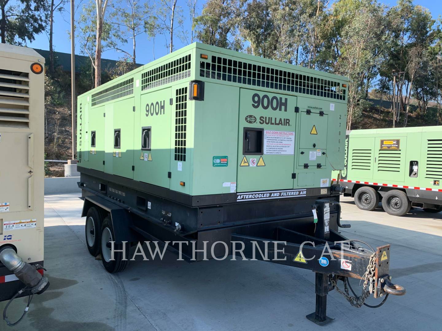 2015 Sullair 900CH/AF/DTQ/CA4 Air Compressor For Sale, 2,438 Hours San Diego, CA 027867