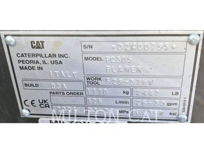 Caterpillar CATERPILLAR PC305 COLD PLANER Track Cold Planer