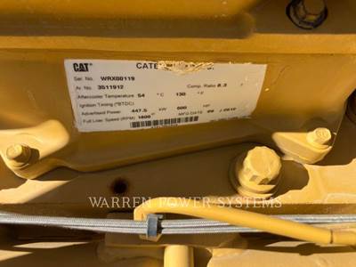 Caterpillar WC500G Generator