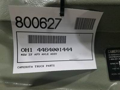 ZF 4464001471 Rear Axle Assembly for a Case / New Holland / CNH