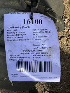 Rockwell RS23160 Front Axle Housing for a Sterling L9500 SERIES
