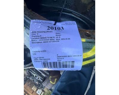 Mercedes-Benz ARS-20-4N Rear Axle Housing