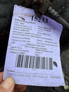 Meritor MR2014XH Rear Axle Housing for a Sterling ACTERRA