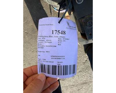 Peterbilt 579 Cooling Assembly