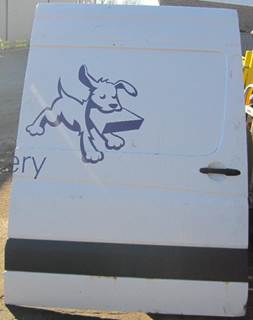 Dodge Ram 3500 Rear Door Assembly for a Dodge 3500