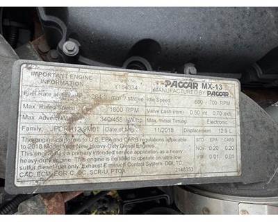 Cummins MX13 12.9L Engine for a Peterbilt 579