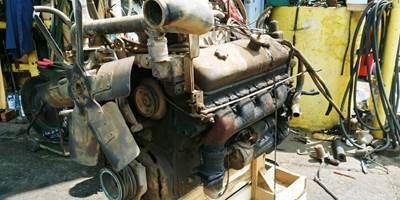 Detroit 8V71N Engine for a Ford F9000