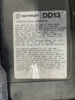Detroit DD13 Engine for a Freightliner CASCADIA