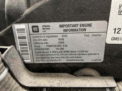 Isuzu 6.6L Engine for a Isuzu NPR-HD