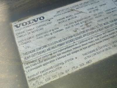 Volvo D13H Engine for a Volvo VNL