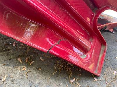 Freightliner M2 112 Fender Extension for a Freightliner M2 112 Medium Duty