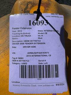 International CE Fender Extension