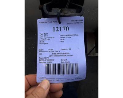 International ProStar Right Fuel Tank