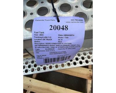 Kenworth T880 Right Fuel Tank